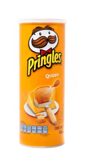 Imagen de PAPAS TOSTADAS PRINGLES QUESO 124 G