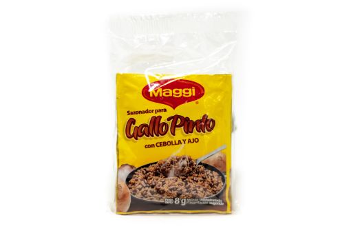 Imagen de SAZONADOR MAGGI PARA GALLO PINTO CON CEBOLLA Y AJO 4 UND 32.00 G