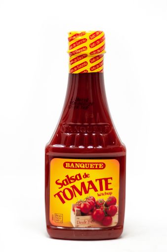 Imagen de SALSA BANQUETE DE TOMATE KETCHUP BOTELLA 385 G