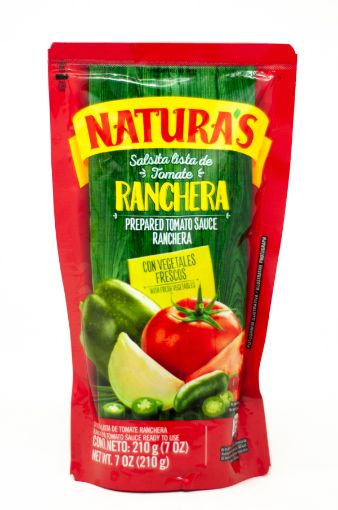 Imagen de SALSA NATURAS LISTA DE TOMATE RANCHERA CON VEGETALES FRESCOS 200,00 g 