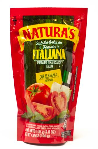 Imagen de SALSA NATURAS LISTA DE TOMATE ITALIANA CON ALBAHACA 100,00 g 