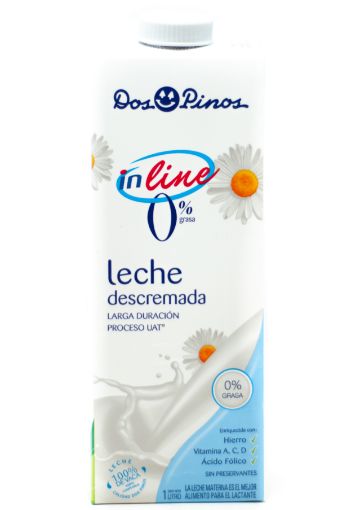 Imagen de LECHE DOS PINOS DESCREMADA IN LINE 0% GRASA 1000 ML