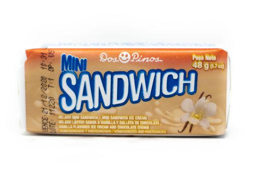 Imagen de HELADO DOS PINOS MINI SANDWICH VAINILLA 48 G