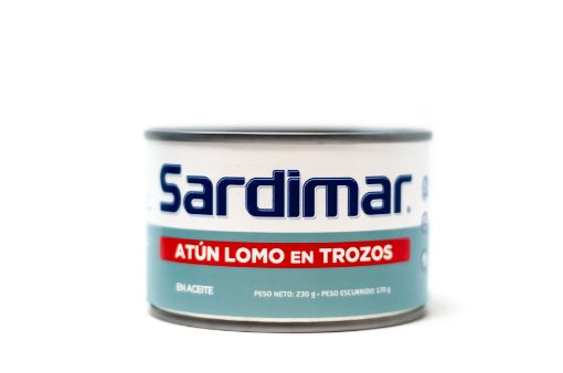 Imagen de ATÚN SARDIMAR LOMO EN TROZOS EN ACEITE 