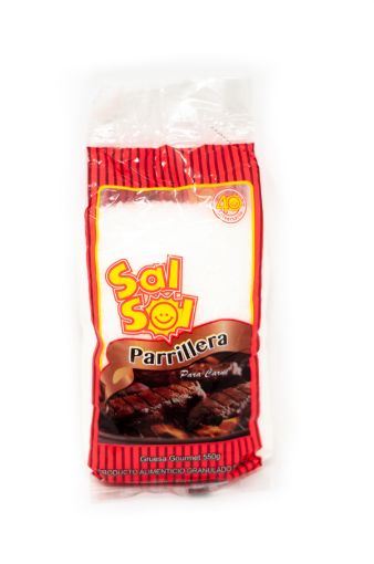 Imagen de SAL PARRILLERA SAL SOL PARA CARNES BOLSA  550 G 