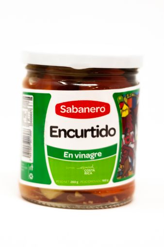 Imagen de ENCURTIDO SABANERO EN VINAGRE FRASCO 160.00 G