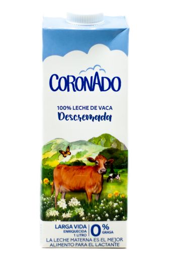 Imagen de LECHE CORONADO DESCREMADA 0% GRASA 1000 ML