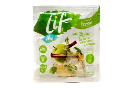 Imagen de BEBIDA LIF EN POLVO TÉ VERDE MANZANA & CANELA CON STÉVIA 25.00 G