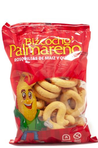 Imagen de BIZCOCHOS PALMAREÑO DE MAÍZ & QUESO 150 G
