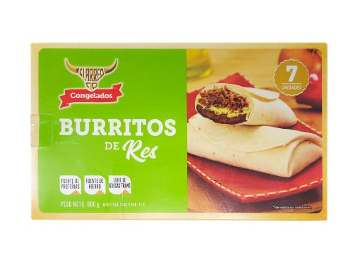 Imagen de BURRITO EL ARREO DE RES 7 UND 600 G