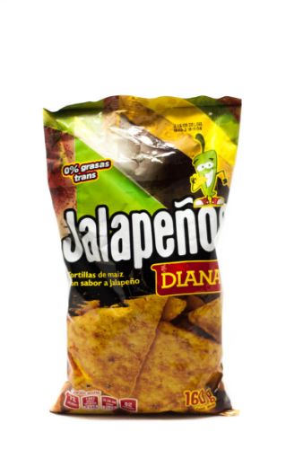 Imagen de TORTILLAS DIANA DE MAIZ JALAPEÑAS 182.00 G