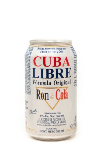 Imagen de BEBIDA ALCOHÓLICA CUBA LIBRE RON & COLA LATA 350 ML