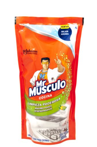 Imagen de LIMPIADOR MR MUSCULO COCINA AROMA LIMON 500 ML