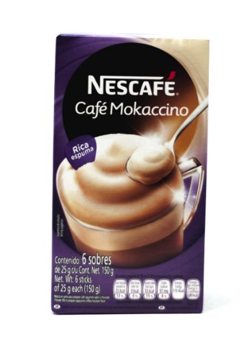 Imagen de CAFÉ INSTANTÁNEO NESCAFÉ MOKACHINO 6 UND 150.00 G