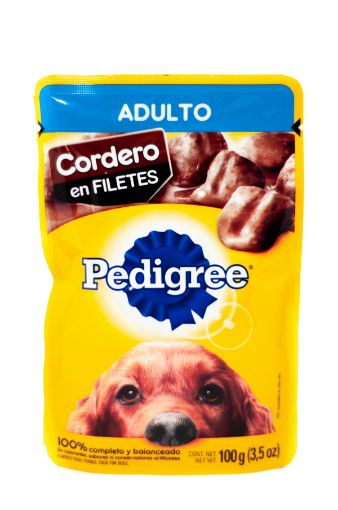 Imagen de ALIMENTO PARA PERRO PEDIGREE CORDERO EN FILETES ADULTO 100 G