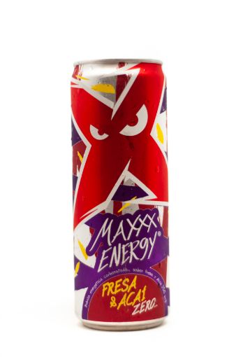 Imagen de BEBIDA MAXXX ENERGY ENERGETICA FRESA Y ACAI ZERO 350 ML