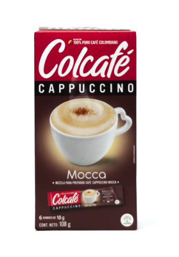Imagen de MEZCLA PARA CAFÉ COLCAFÉ CAPPUCCINO MOCCA  108.00 G