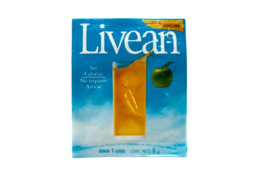 Imagen de BEBIDA LIVEAN EN POLVO LIGHT MANZANA VERDE 7 G