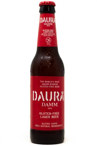 Imagen de CERVEZA DAURA DAMM LAGER SIN GLUTEN BOTELLA 330 ML 