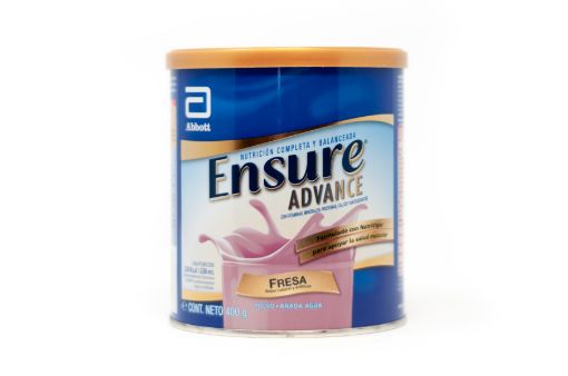 Imagen de COMPLEMENTO ALIMENTICIO  ENSURE ADVANCE FRESA EN POLVO 400.00 