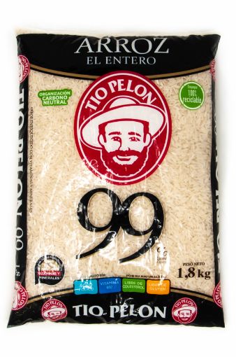 Imagen de ARROZ TIO PELON EL MAS ENTERO 99% GRANO ENTERO 1800 G