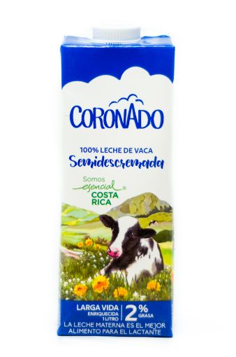 Imagen de LECHE CORONADO SEMIDESCREMADA 2% GRASA 1000 ML