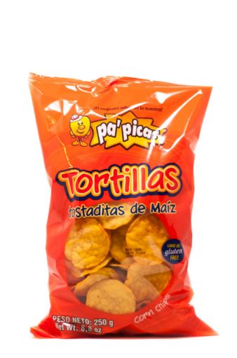 Imagen de TORTILLAS PA'PICAR DE MAIZ PEQUEÑA 250 G