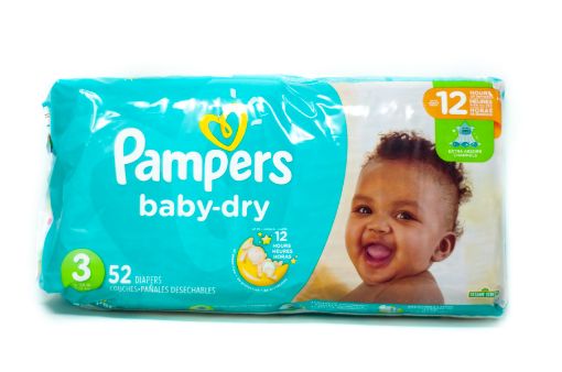 Imagen de PAÑAL PAMPERS BABY DRY DESECHABLE ETAPA 3 52.00 UND
