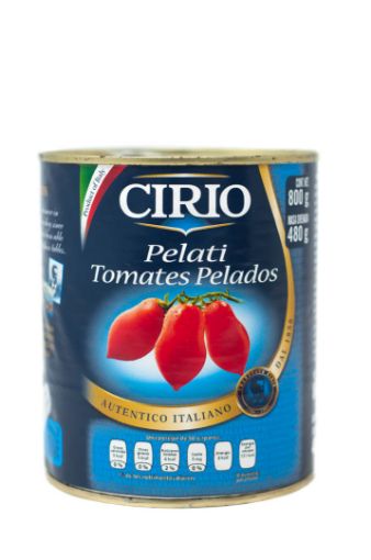 Imagen de TOMATE CIRIO ENTERO PELADO LATA 800.00 G