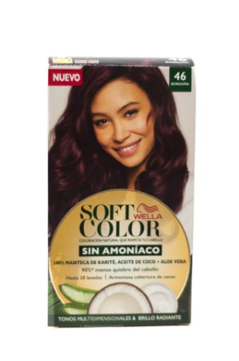 Imagen de TINTE PARA CABELLO SOFT COLOR BORGOÑA # 46 1 UND