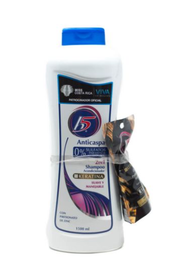 Imagen de SHAMPOO Y ACONDICIONADOR H5 ANTICASPA 1500 ml 