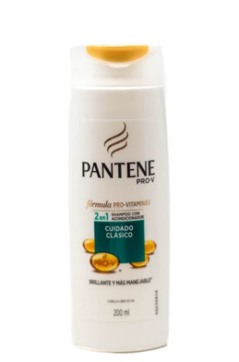 Imagen de SHAMPOO Y ACONDICIONADOR PANTENE 2 EN 1 CUIDADO CLASICO 200 ML