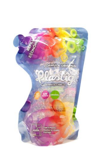 Imagen de FIJADOR PARA CABELLO PLASTIGEL FREESTYLE BOLSA 800 G