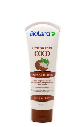 Imagen de CREMA PARA PEINAR BIOLAND COCO 300 ml 