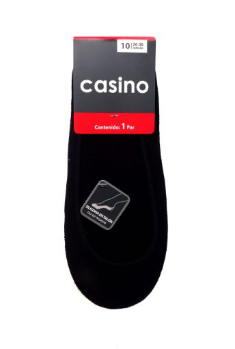 Imagen de CALCETIN CASINO PARA DAMA COLOR NEGRO TALLA 10 CALZADO 36 AL 38 1 UND