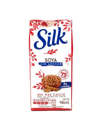 Imagen de BEBIDA DE SOYA SILK 50% MAS CALCIO SIN AZÚCAR 946 ML