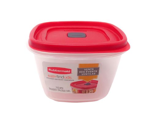 Imagen de RECIPIENTE PLASTICO RUBBERMAID CON VENTANA DE VENTILACION 7 TAZAS 