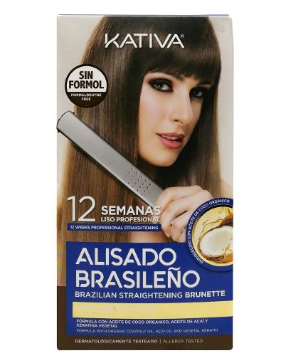 Imagen de TRATAMIENTO KATIVA ALISADO BRASILEÑO PARA CABELLO OSCURO SIN FORMOL 1 1 UND