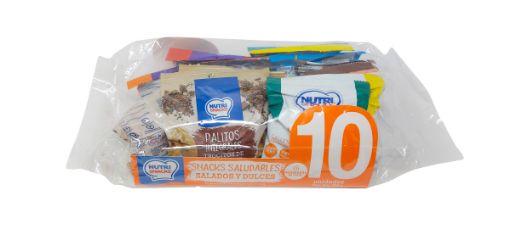 Imagen de LONCHERA NUTRI SNACKS DE SNACKS SALADOS & DULCES 10 UND 328 G