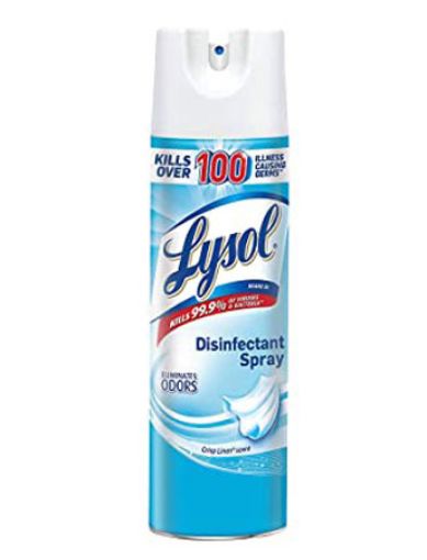 Imagen de DESINFECTANTE  LYSOL AROMA CRISP LINEN EN SPRAY 538 g 