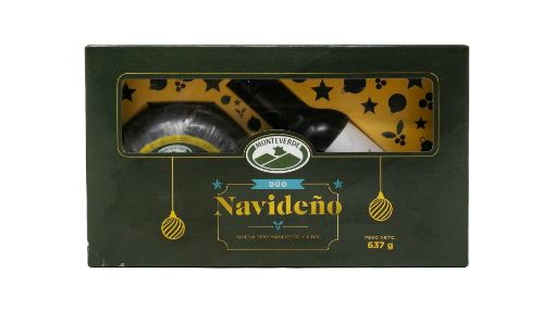 Imagen de DUO MONTEVERDE NAVIDEÑO 637 G+QUESO MANCHEGO+VINO 