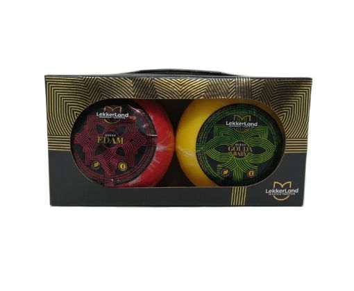 Imagen de PACK LEKKERLAND NAVIDAD 840 G-QUESO EDAM 420 G+QUESO GOUDA 420 G 