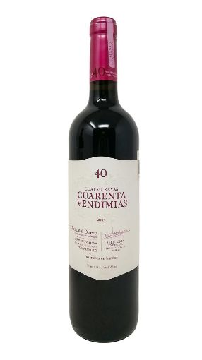 Imagen de VINO TINTO CUARENTA VENDIMIAS TEMPRANILLO 750 ml 