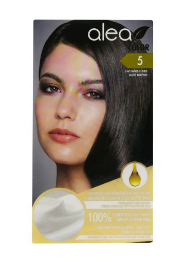 Imagen de TINTE ALEA PARA CABELLO CASTAÑO #5  135 ml 