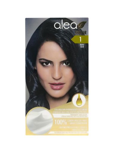 Imagen de TINTE ALEA PARA CABELLO NEGRO #1  135 ml 