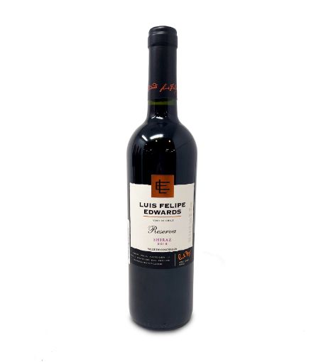 Imagen de VINO TINTO LUIS FELIPE EDWARDS RESERVA SHIRAZ 750 ml 