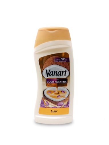 Imagen de SHAMPOO  VANART USO ACEITE DE COCO KERATINA HIDRATA Y REPARA 600 ml 