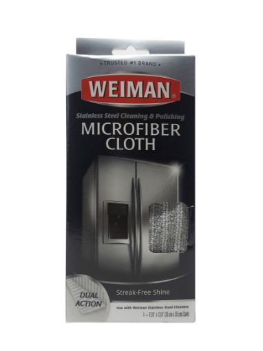 Imagen de PAÑO WEIMAN DE MICROFIBRA PARA ACERO INOXIDABLE 1 und 