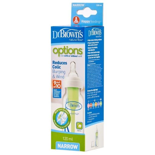 Imagen de BIBERON DR BROWNS REDUCE COLICOS 1-4 OZ 1 UND