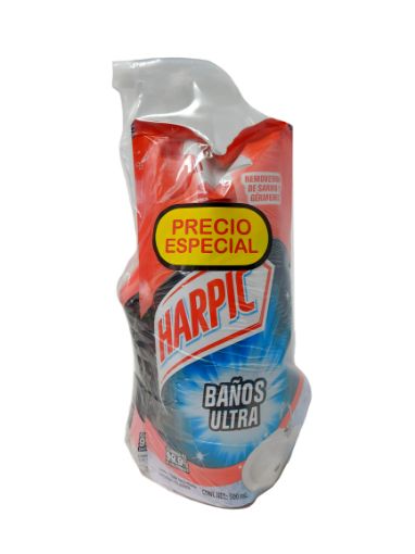 Imagen de OFERTA LIMPIADOR HARPIC 1800 ML-LIMPIADOR BAÑOS ULTRA GATILLO 1150 ML+ REPUESTO 500 ML PREC ESPECIAL 